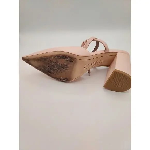 Deltan Tessa dusty pink t-strap heels - Sz 7.5 - Picture 3 of 4